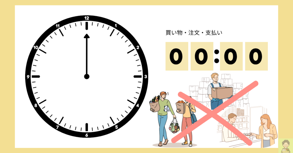 買い物・注文・支払いは最短0分